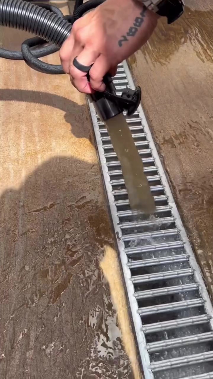 Wastewater from indoor turf extraction at a Queen Creek gym - Turf Tune Up